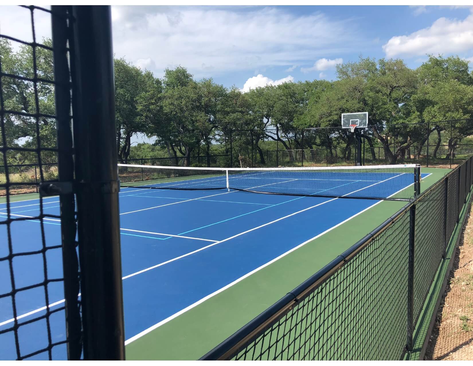10ft and 4ft Net Fencing Example.