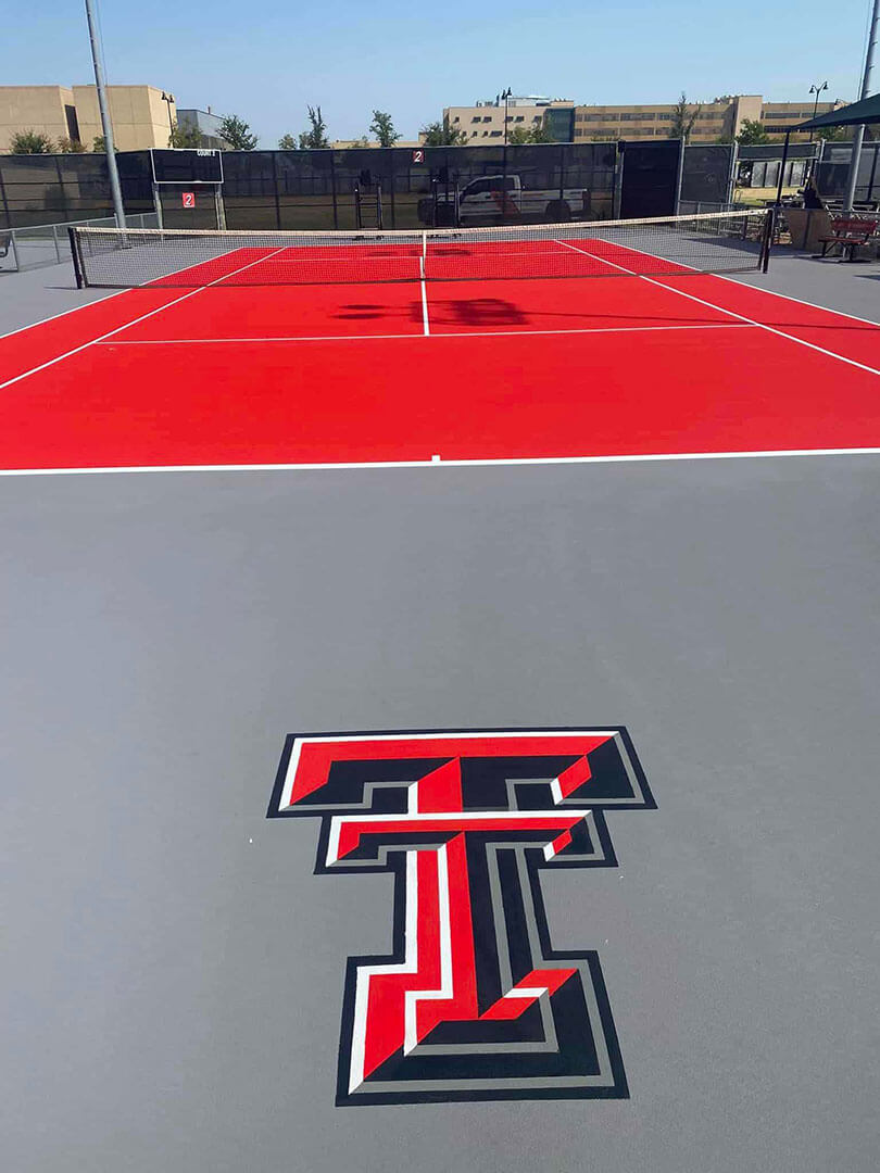Tennis item, red, gray