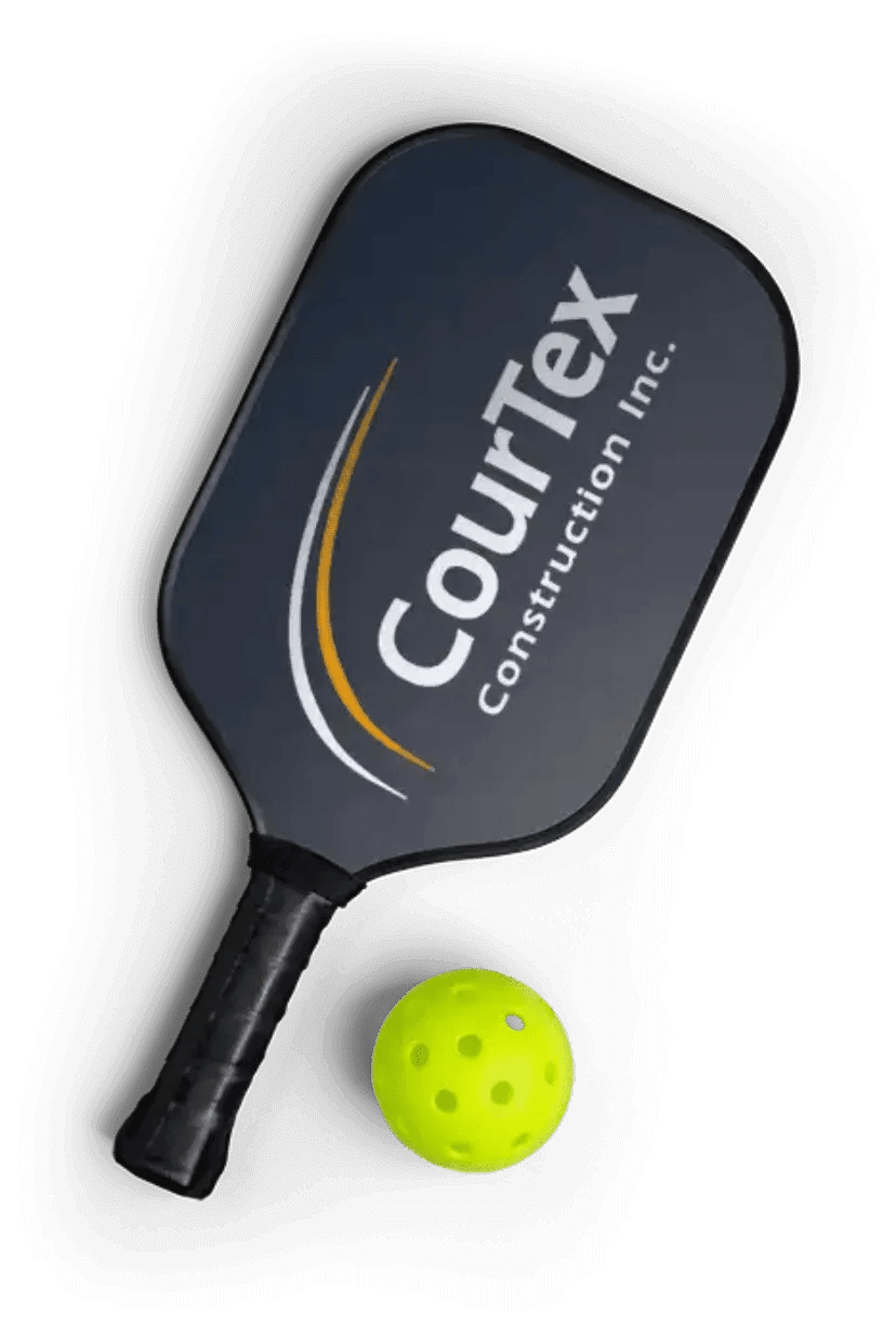 CourTex Construction Pickleball and Paddle